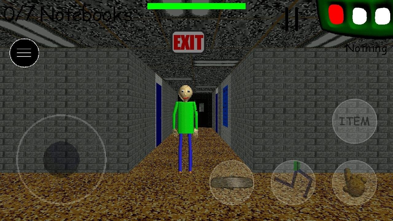 Portada de Baldi exe mod menu android