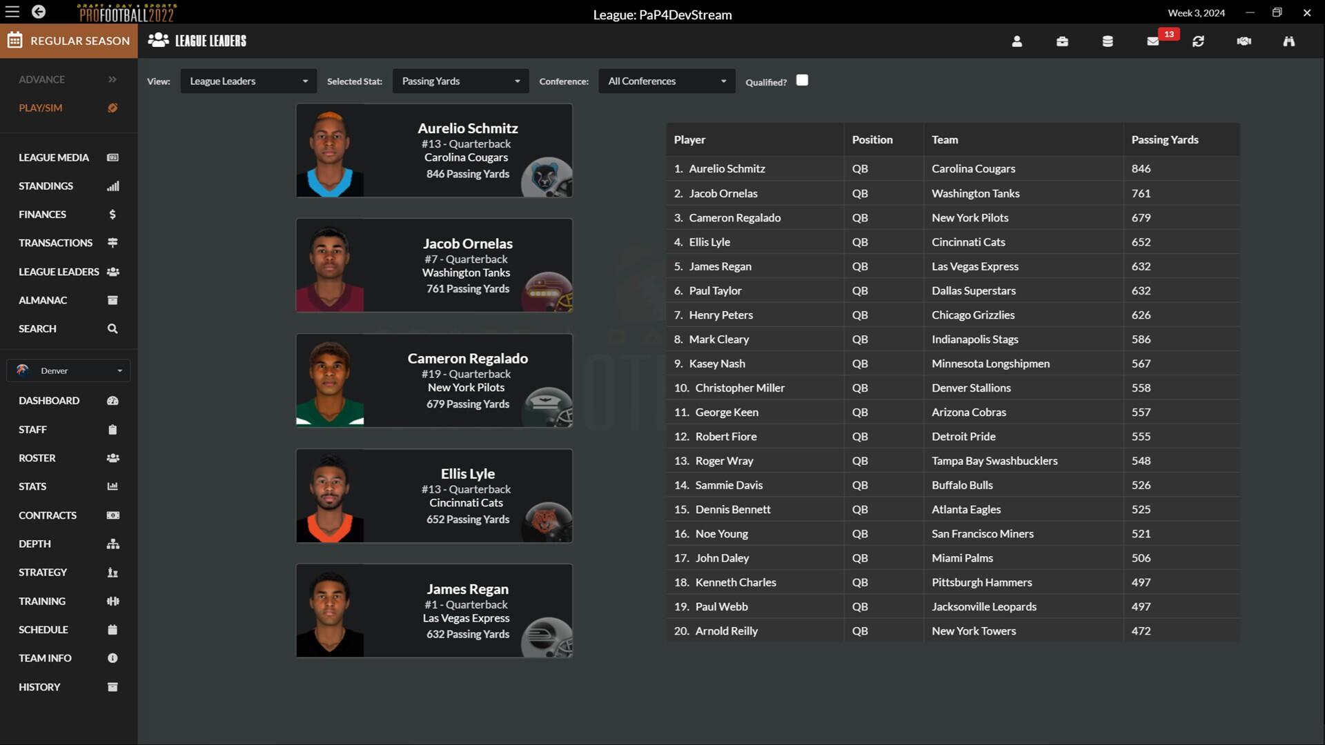 Portada de Draft Day Sports: Pro Football 2022