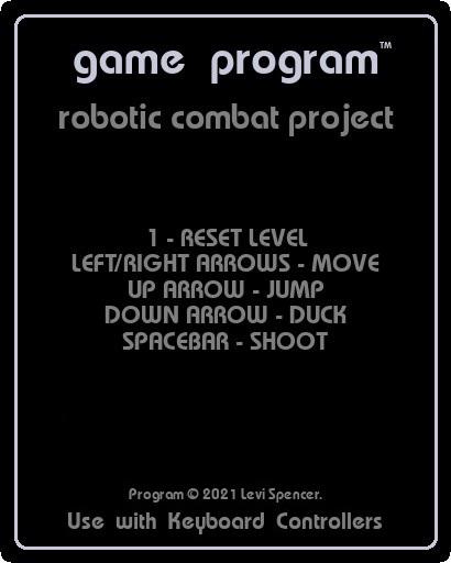 Portada de Robotic Combat Project VCS