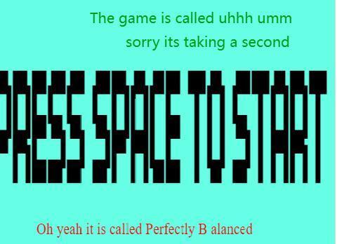 Portada de Perfectly Balanced (Game Jam 2021)