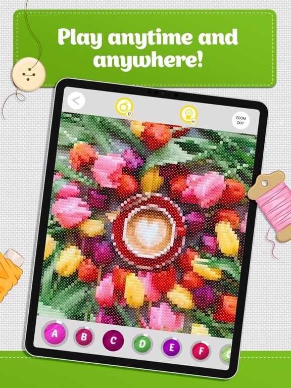Portada de Cross Stitch Coloring Art