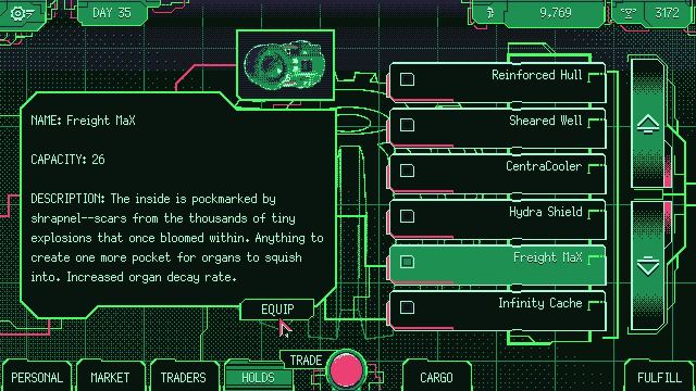 Portada de Space Warlord Organ Trading Simulator