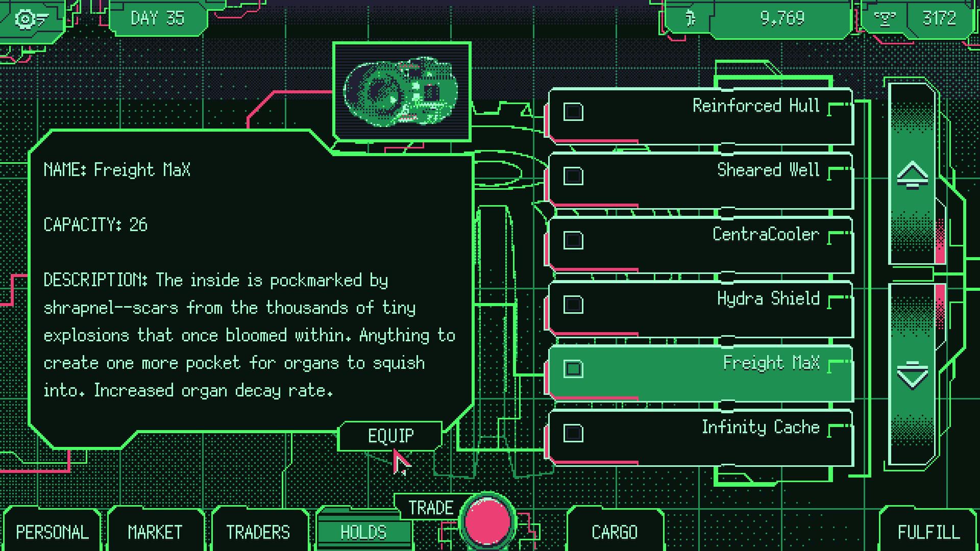 Portada de Space Warlord Organ Trading Simulator