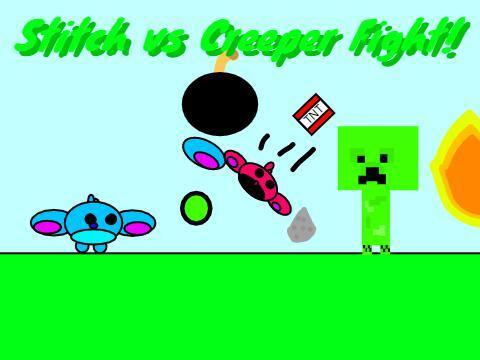 Portada de Stitch vs Creeper Fight!