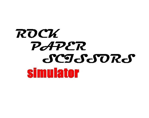 Portada de ROCK PAPER SCISSORS SIMULATOR
