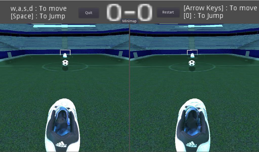 Portada de 2 Player Soccer 3D