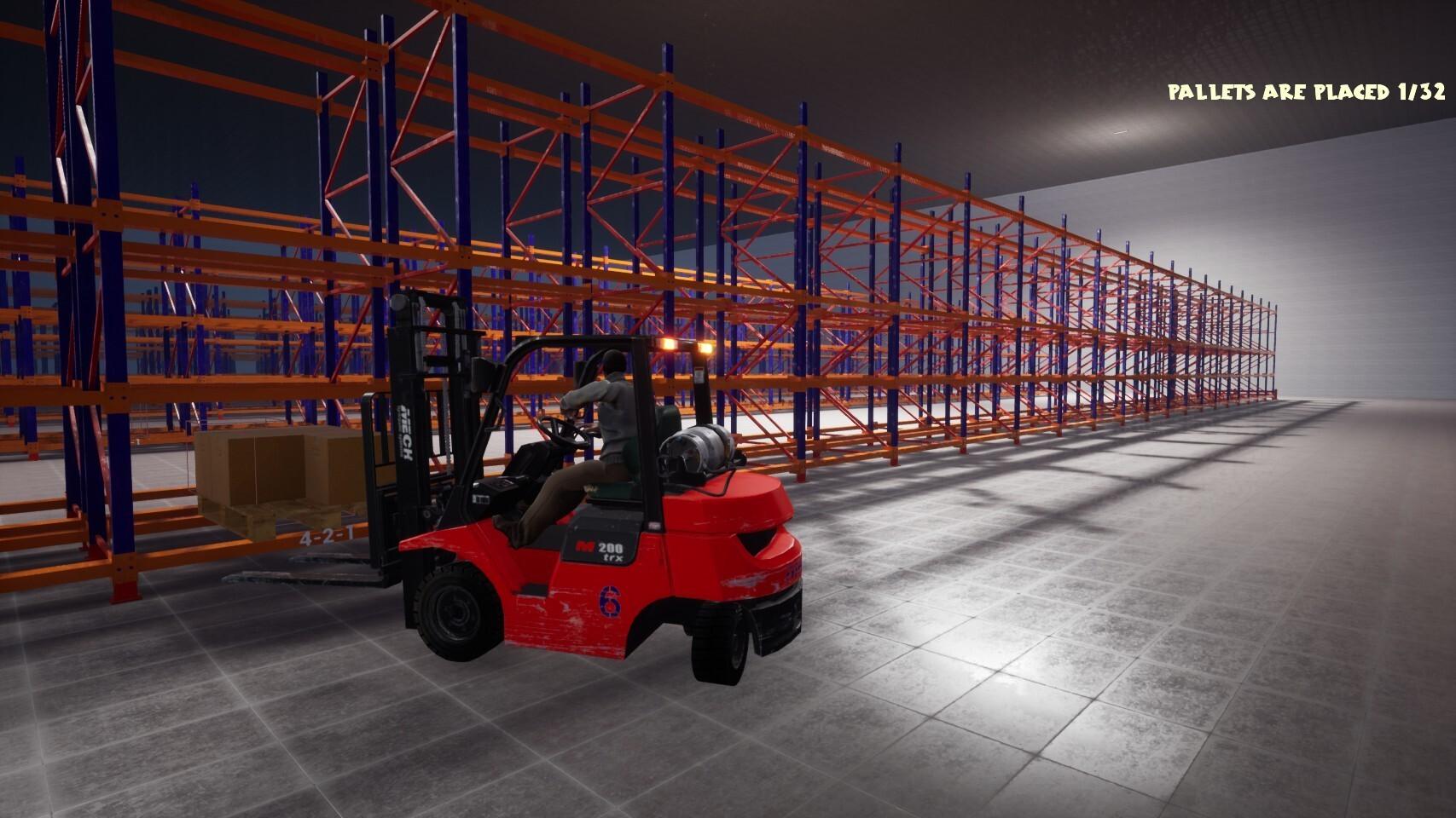 Portada de Warehouse Simulator: Forklift Driver