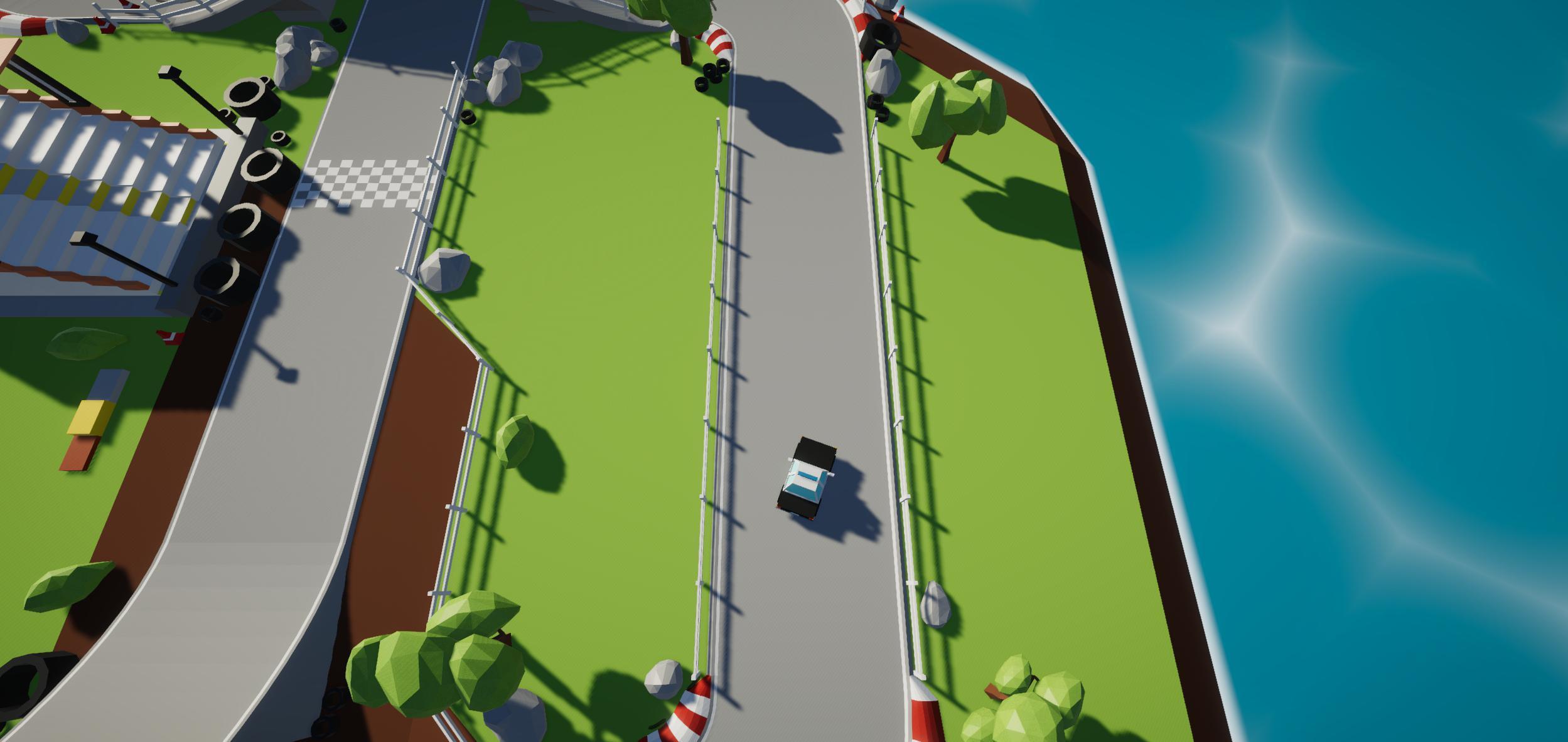 Portada de Low Poly Racer Clone