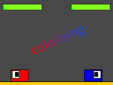Portada de colorizing (2 player fighting game)