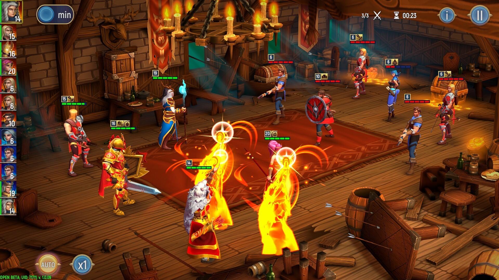 Portada de Warlords: Age of Shadow Magic Tactical Action RPG