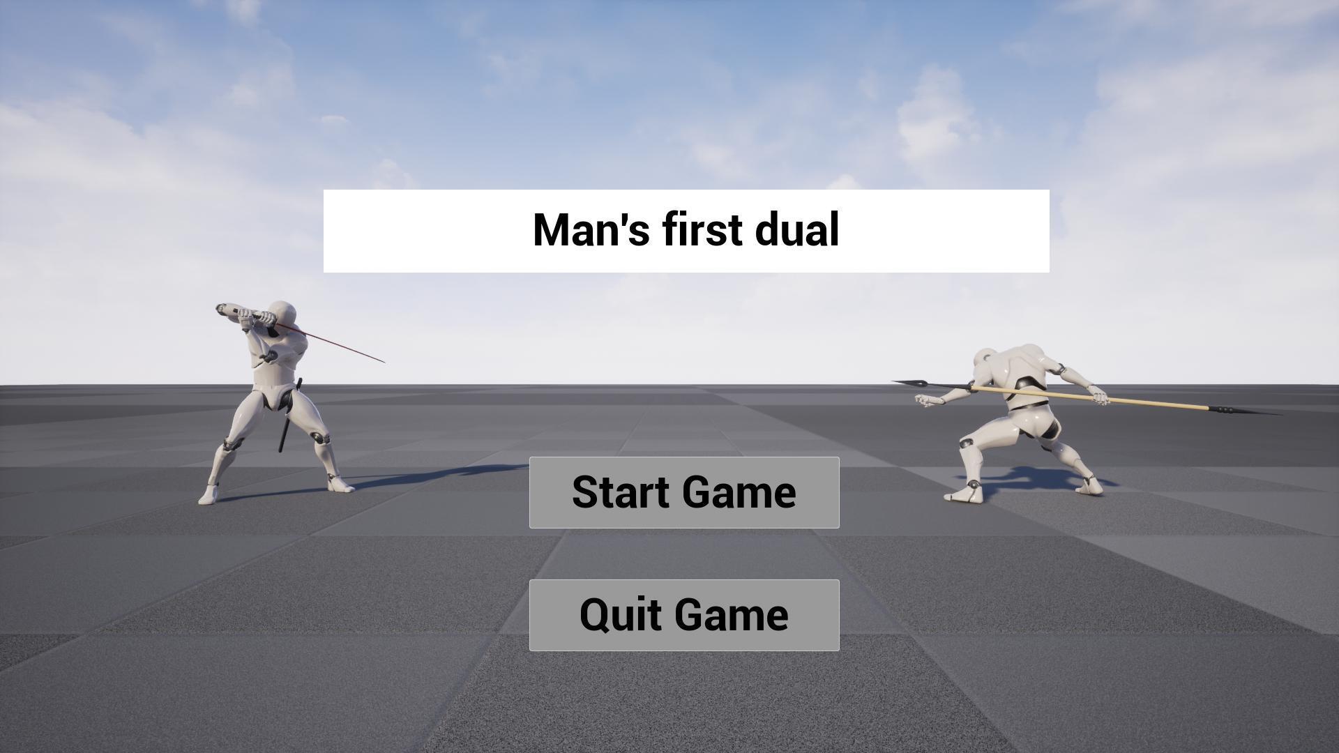 Portada de Man's first dual