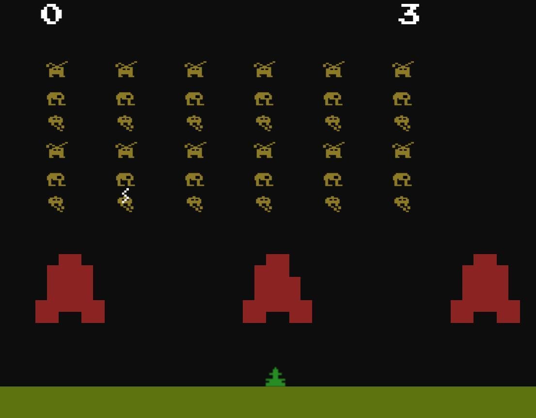 Portada de Space invaders atari