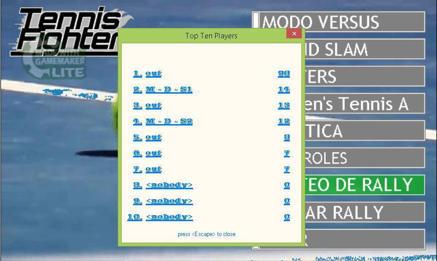 Portada de Tennis Fighters DEMO