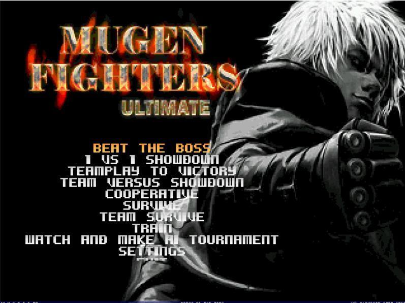 Portada de MUGEN FIGHTERS ULTIMATE