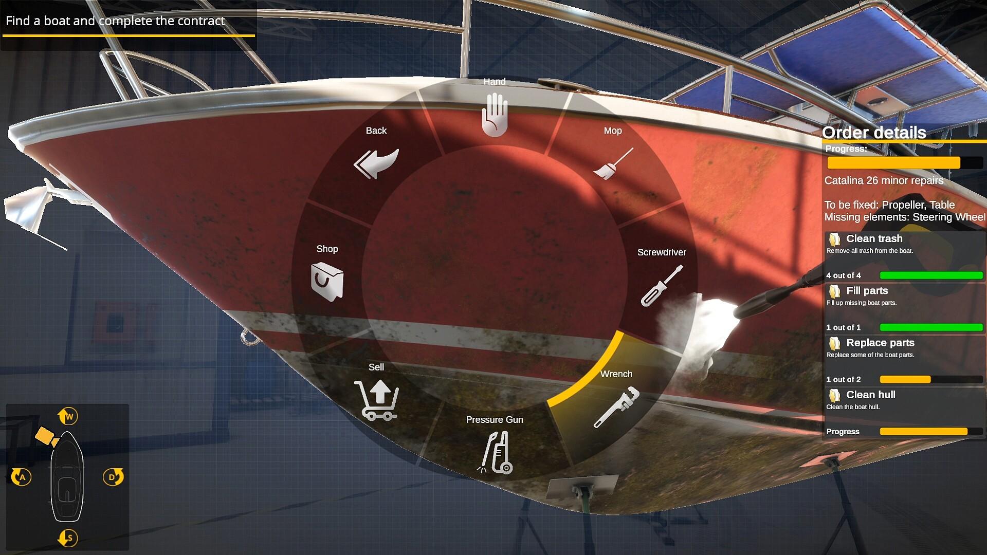 Portada de Yacht Mechanic Simulator