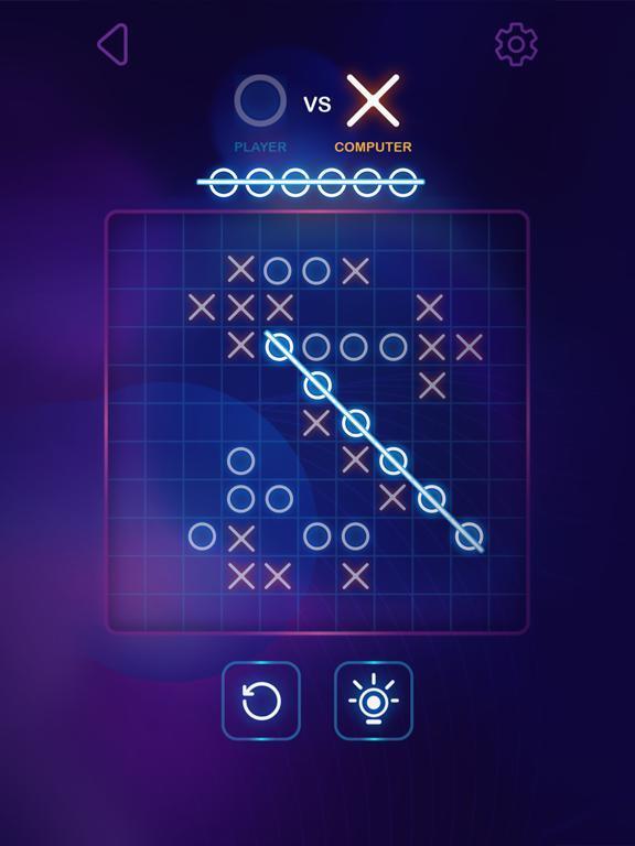 Portada de Tic Tac Toe Glow - XOXO