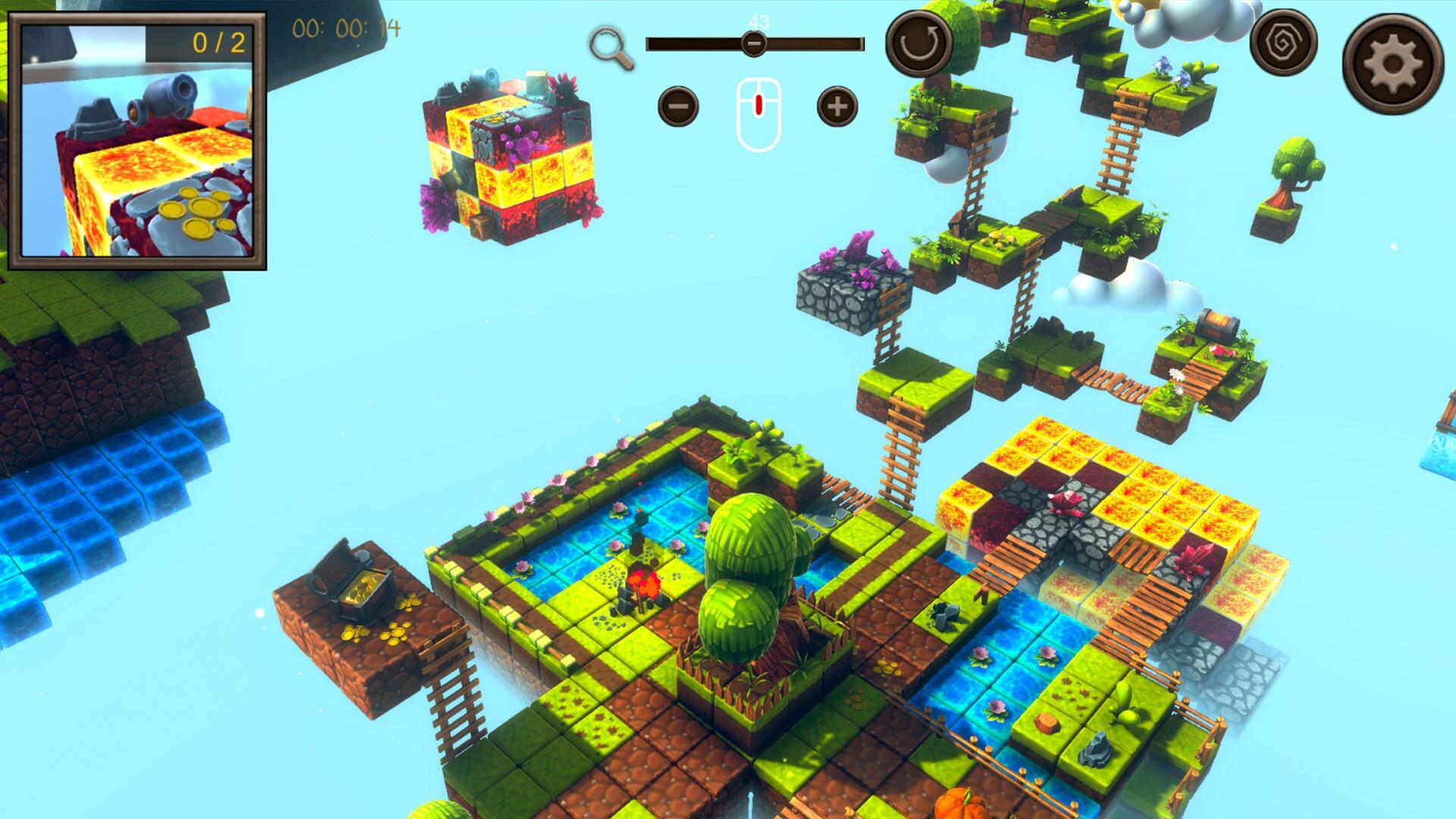 Portada de Hidden Cube World Top-Down 3D
