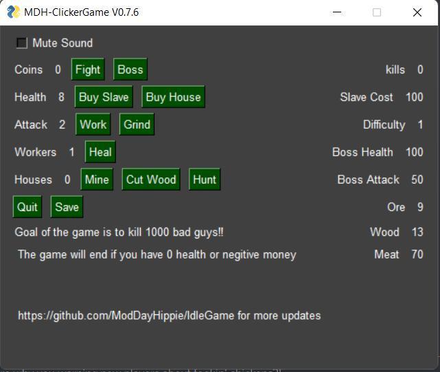 Portada de MDH-Clicker Game V0.7.5
