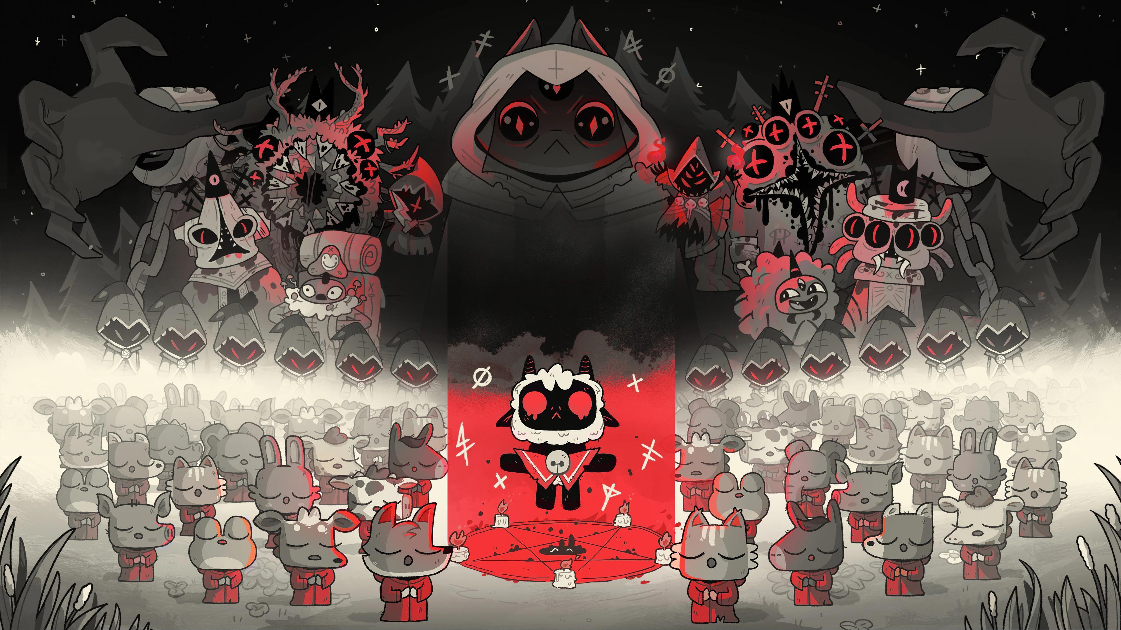 Portada de Cult of the Lamb