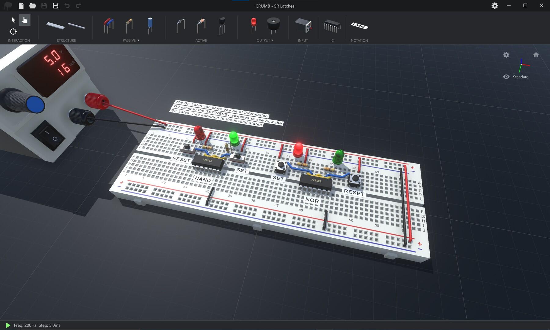 Portada de CRUMB Circuit Simulator
