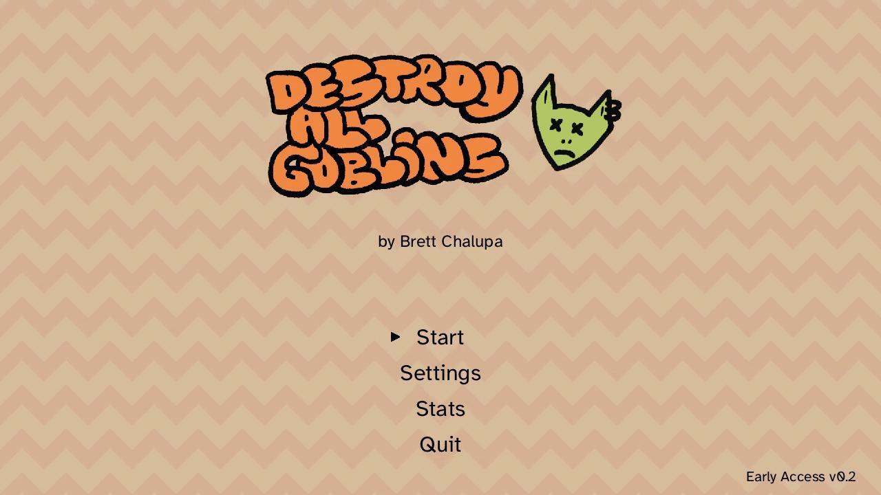 Portada de Destroy All Goblins