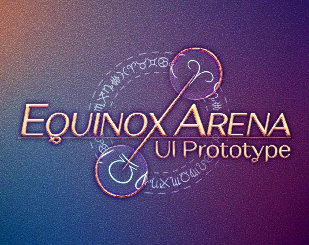 Portada de Equinox Arena Main Menu Prototype