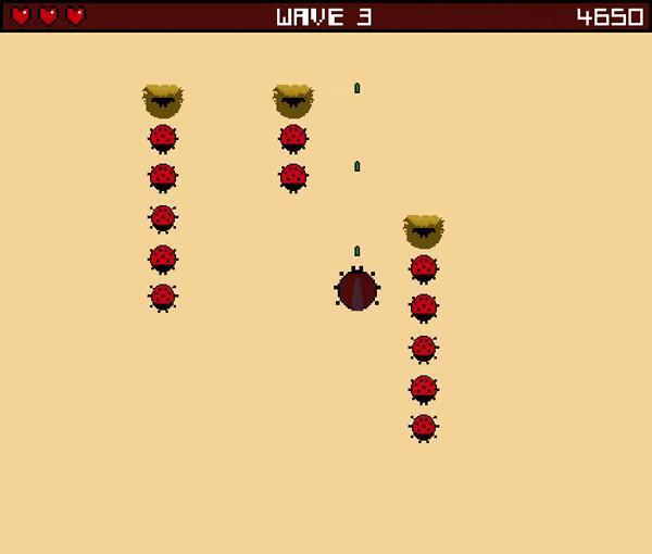 Portada de Bug Invaders (itch)