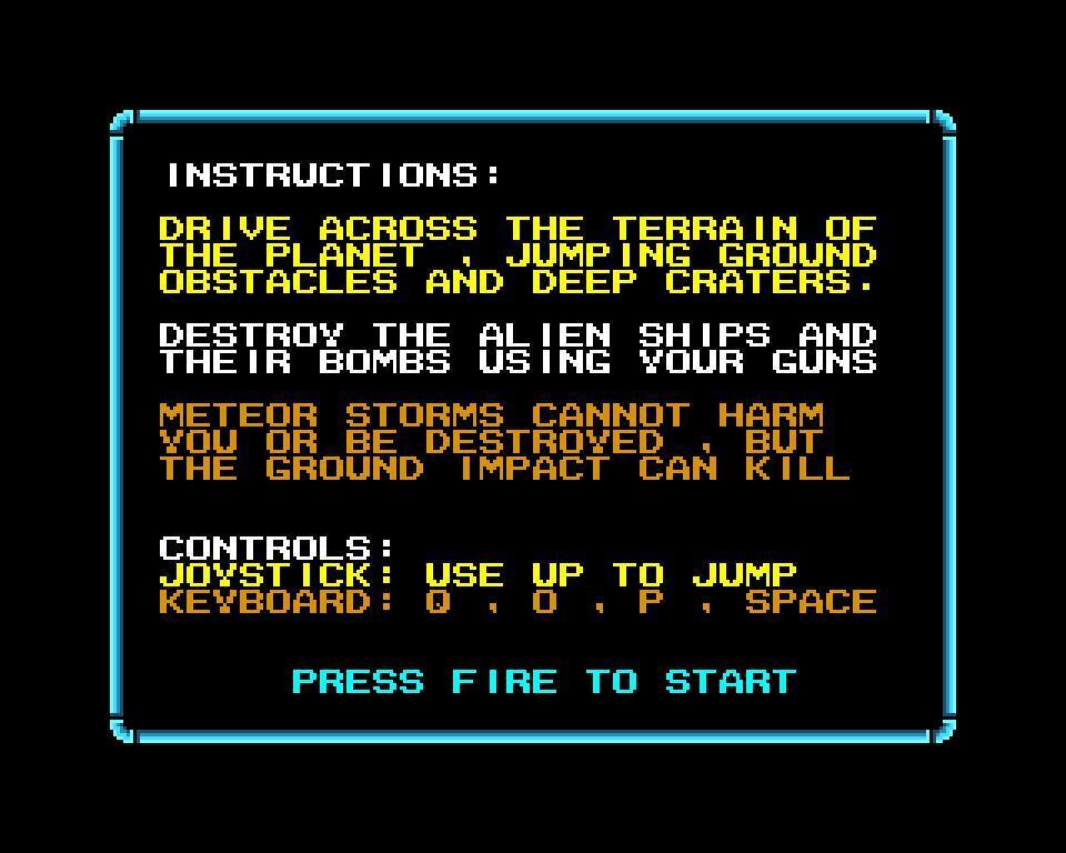 Portada de CRATER CRAWLER (ZX Spectrum Next)