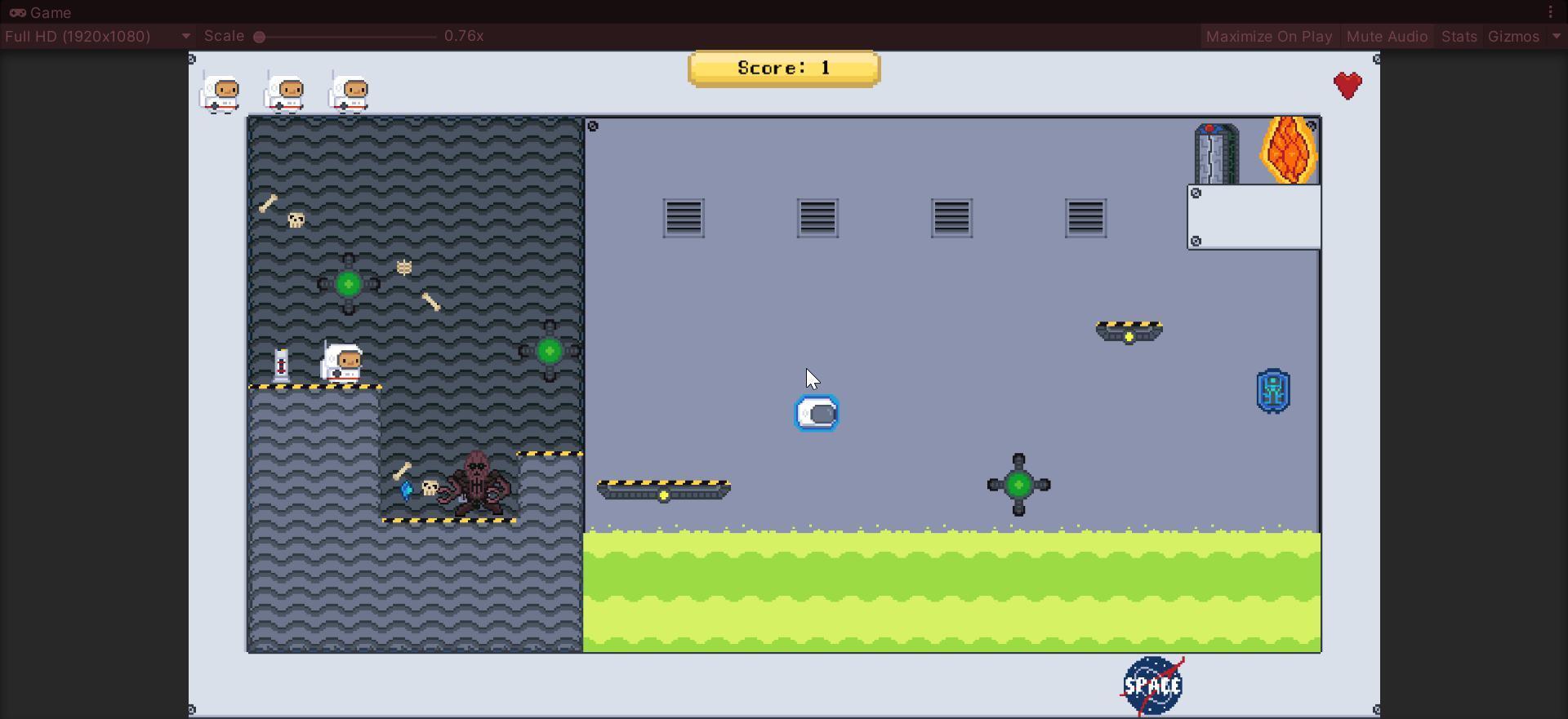 Portada de 2D platformer Project (nebrasalmass)