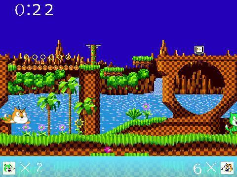 Portada de Sonic battle with scratch cats