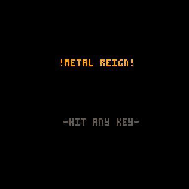 Portada de Metal Reign