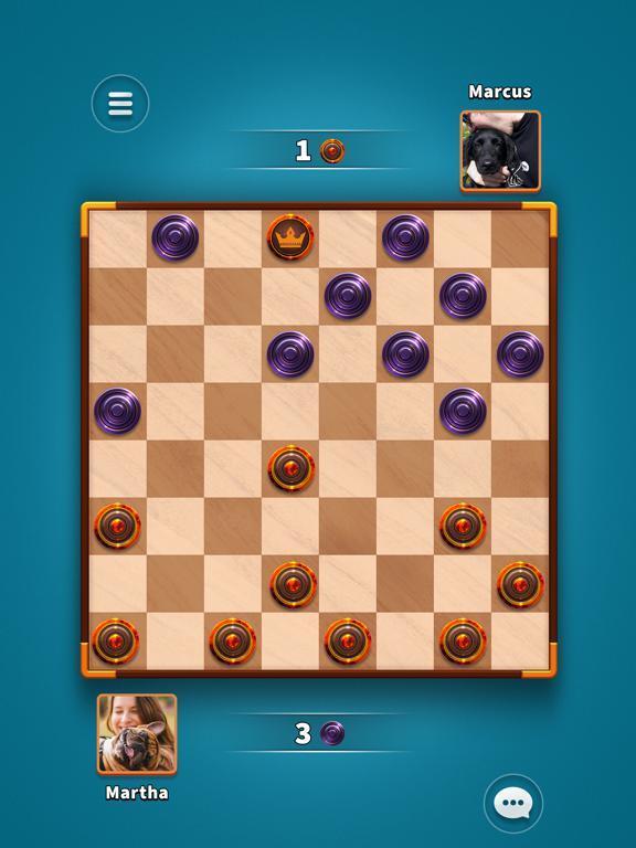 Portada de Checkers Clash: Board Game