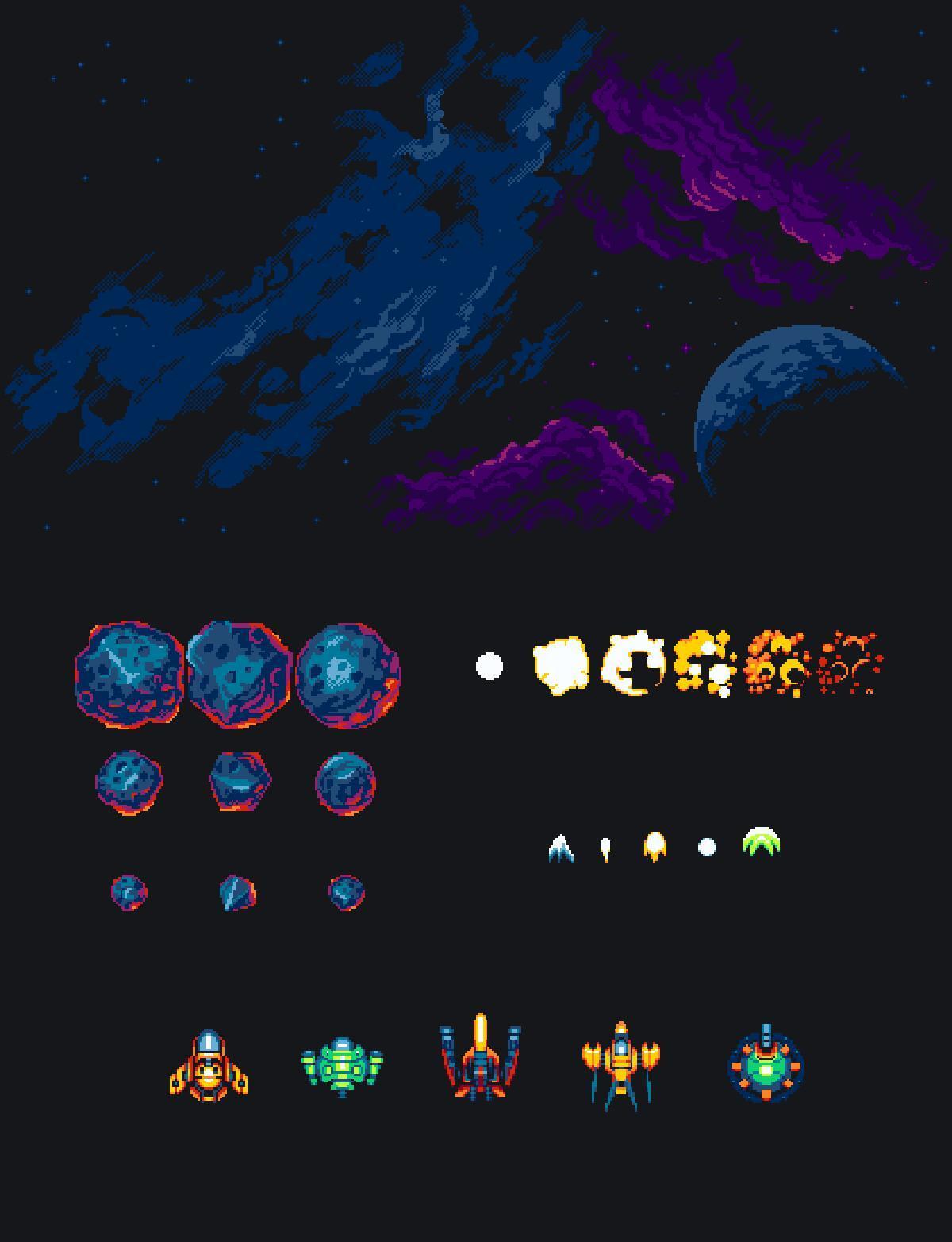 Portada de Star Fighter (itch) (ansimuz)