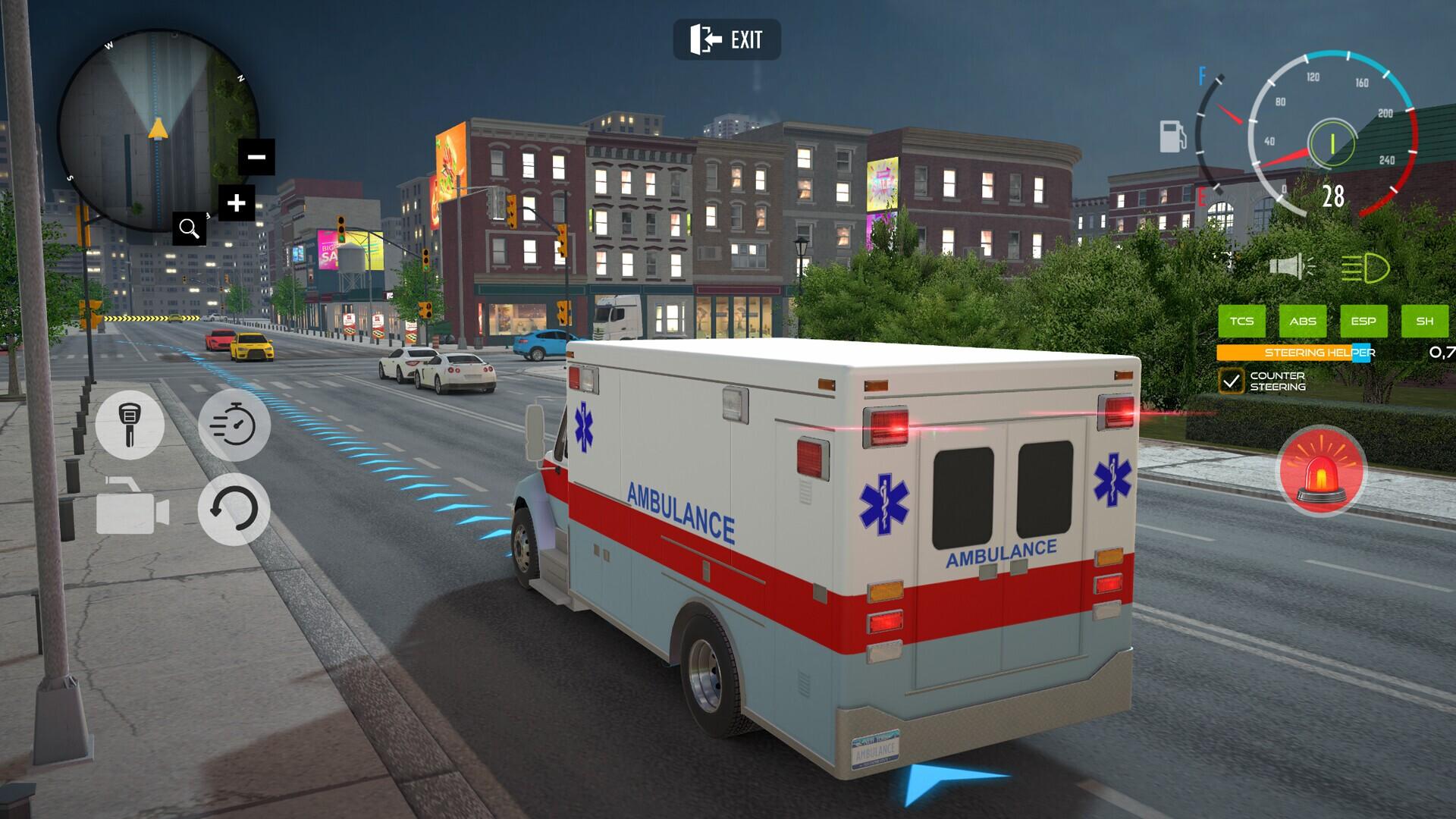 Portada de City Ambulance Car Driving