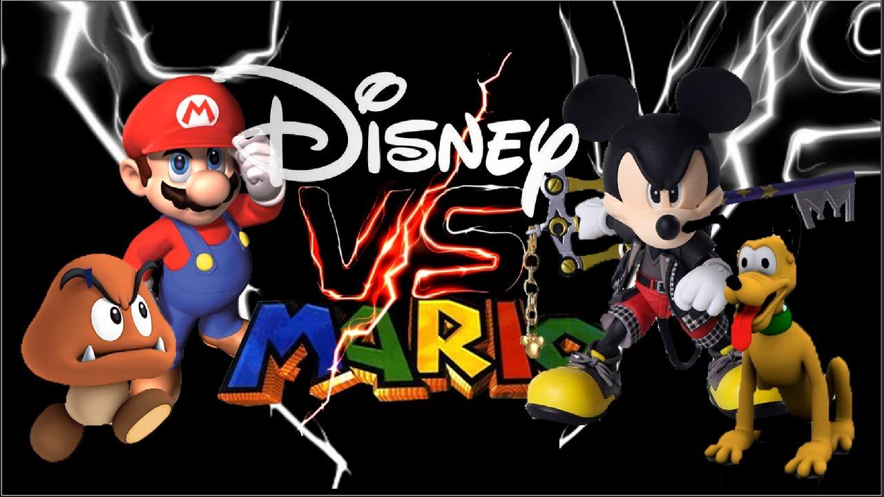 Portada de Disney vs Mario