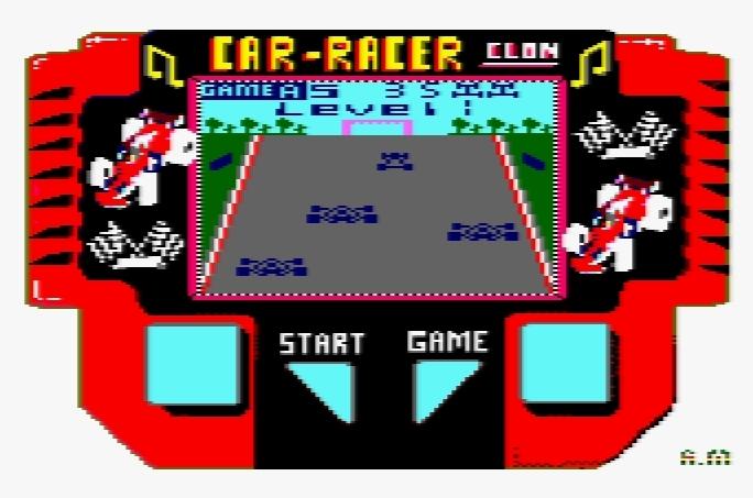 Portada de CAR RACE FOR AMSTRAD CPC