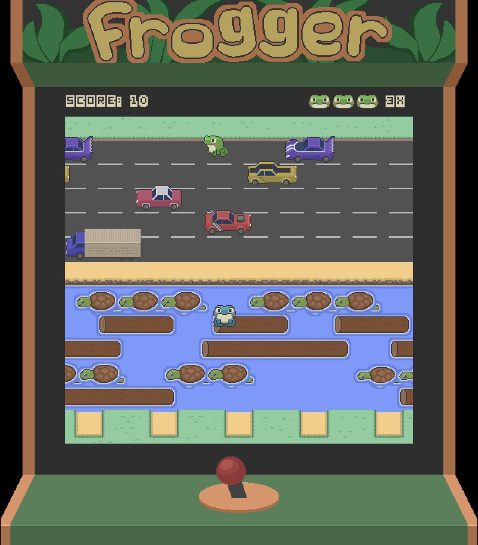 Portada de Frogger (itch) (Gudboi101)