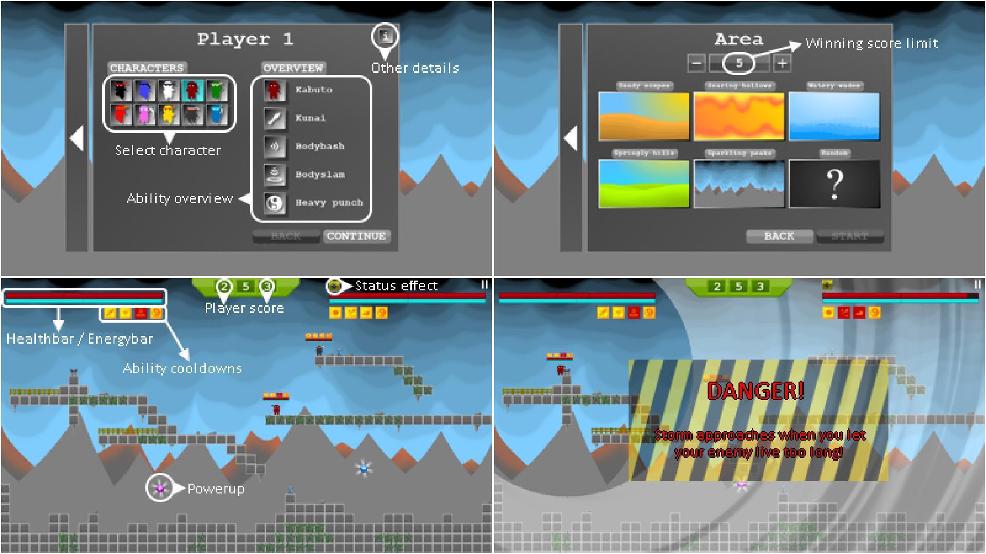 Portada de Yang (Yet another ninja game)