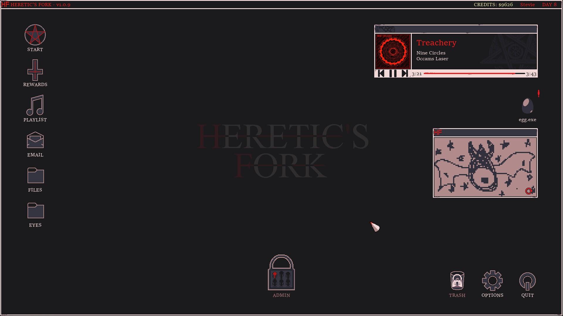 Portada de Heretic's Fork