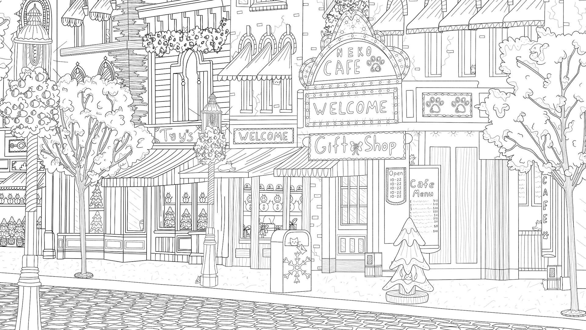 Portada de 100 Christmas Cats