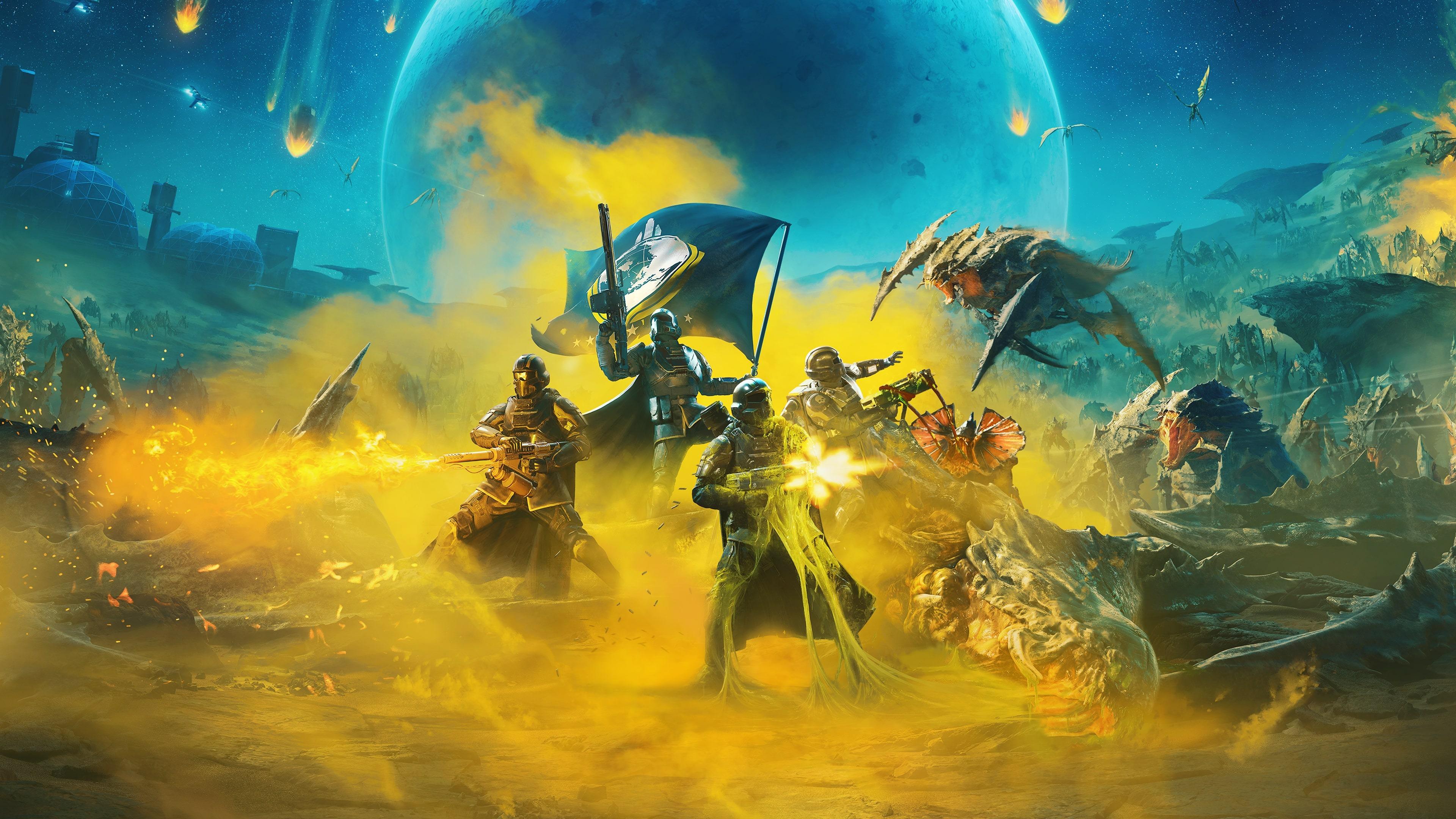 Portada de Helldivers II
