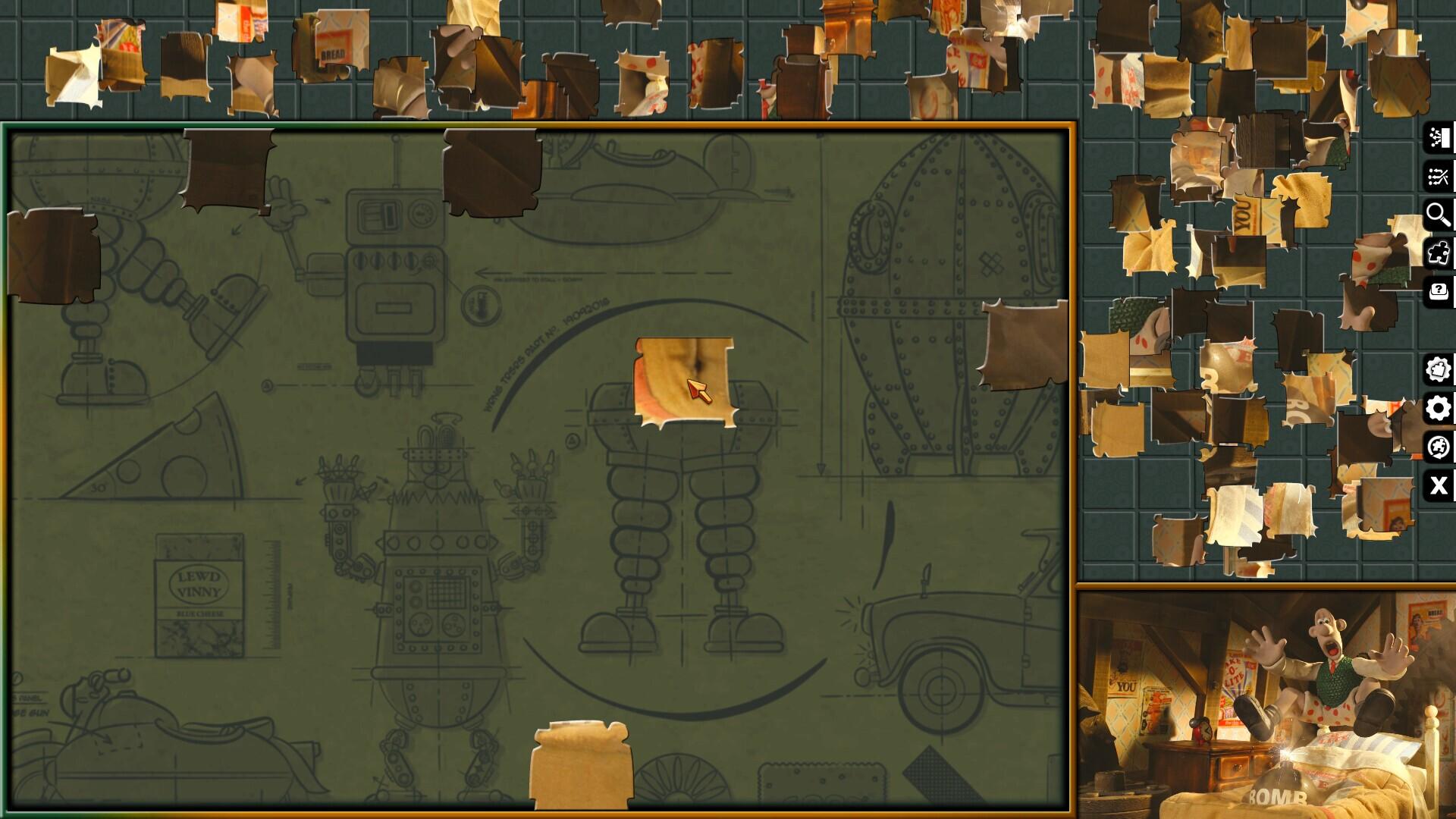 Portada de Pixel Puzzles Aardman Jigsaws
