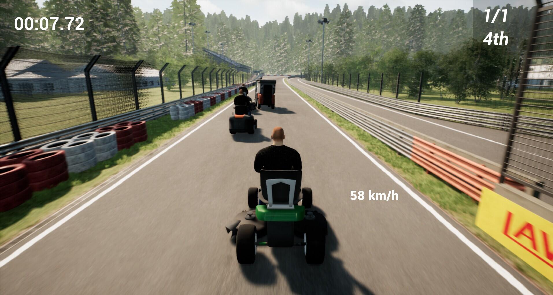 Portada de Lawnmower Game Racing 2: Drunken