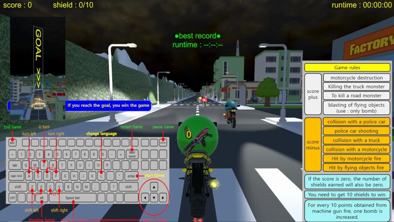 Portada de motorcycle combat