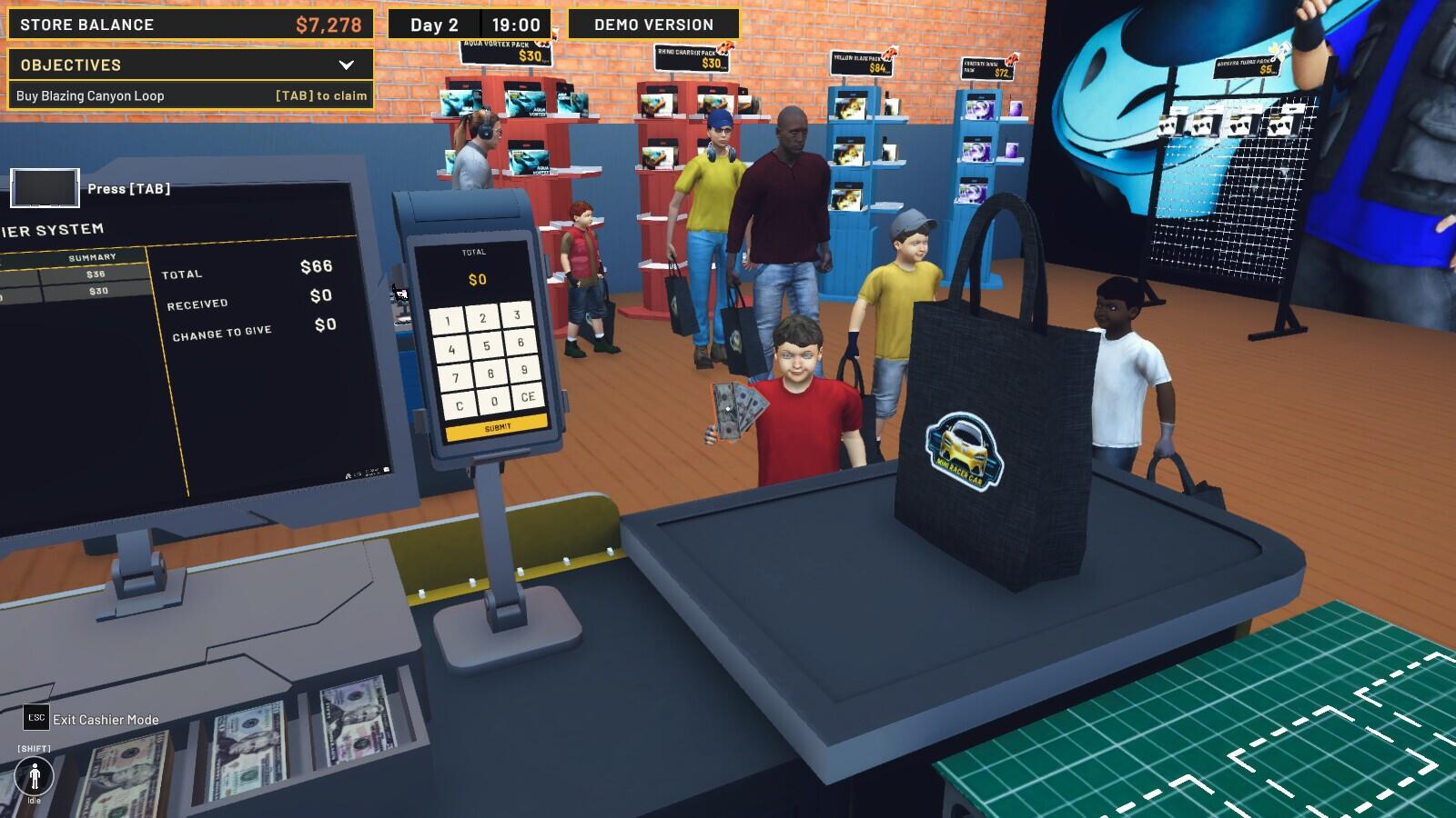 Portada de Mini Racer Car Shop Simulator