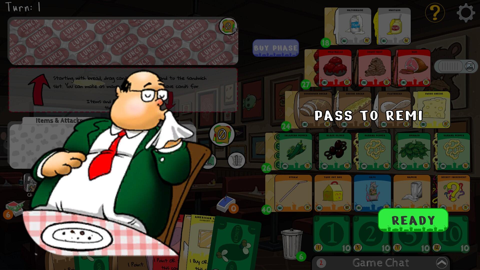Portada de Lunch: The Card Game