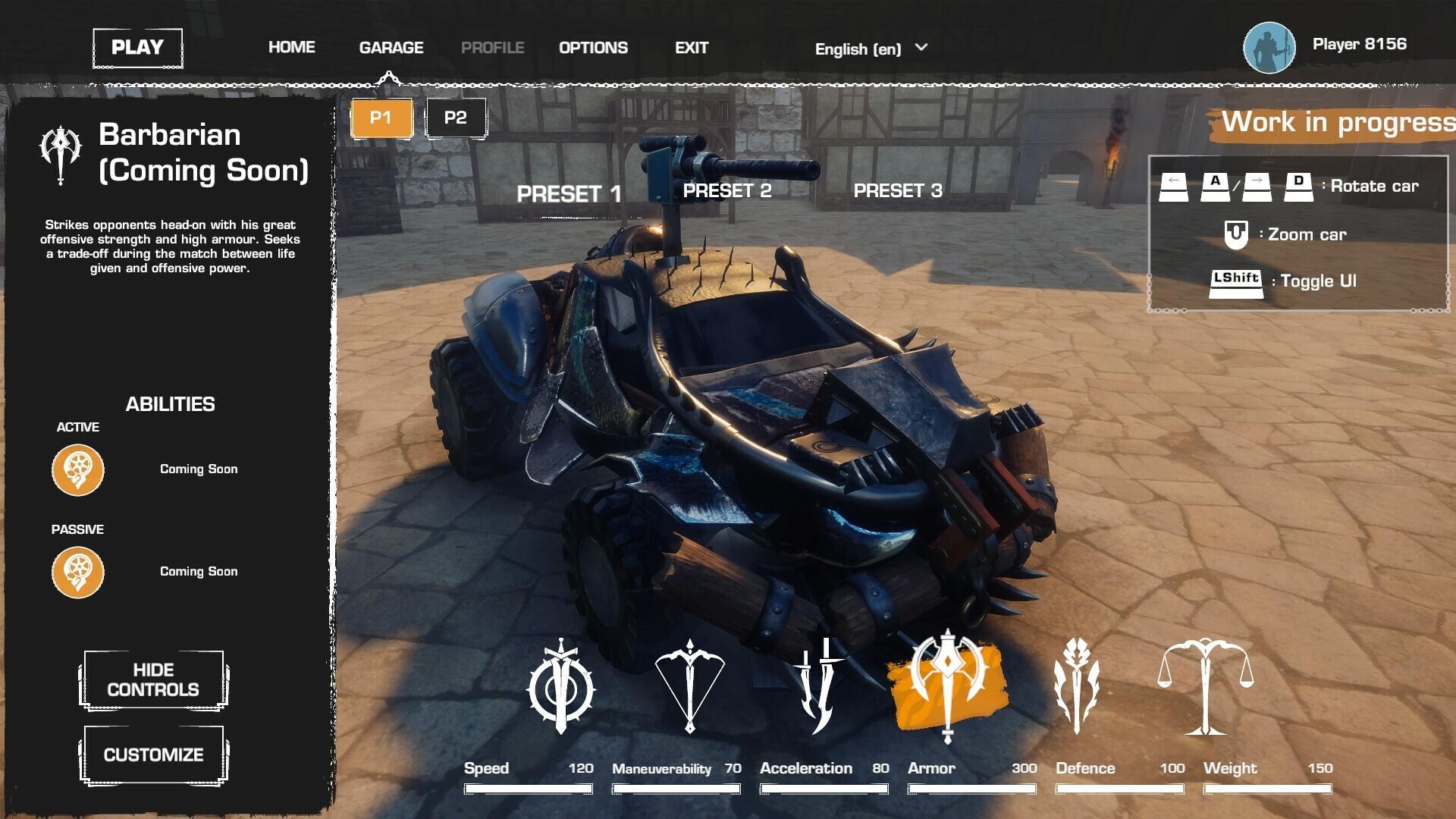 Portada de War of Wheels