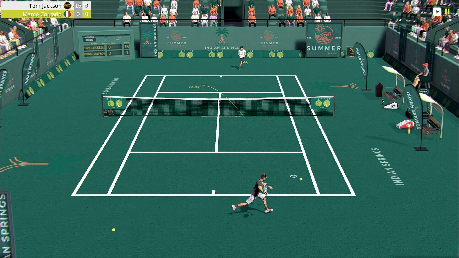 Portada de Cross Court Tennis 3