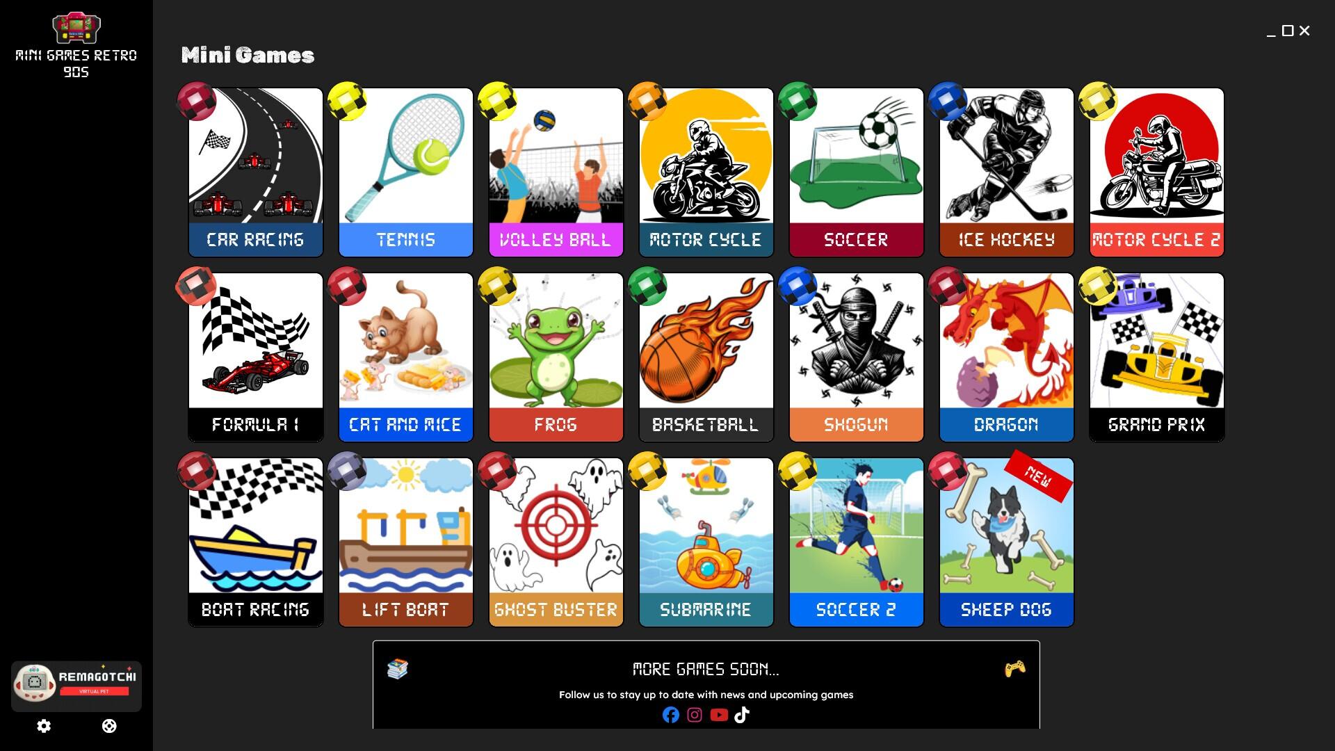 Portada de Mini Games Retro 90s