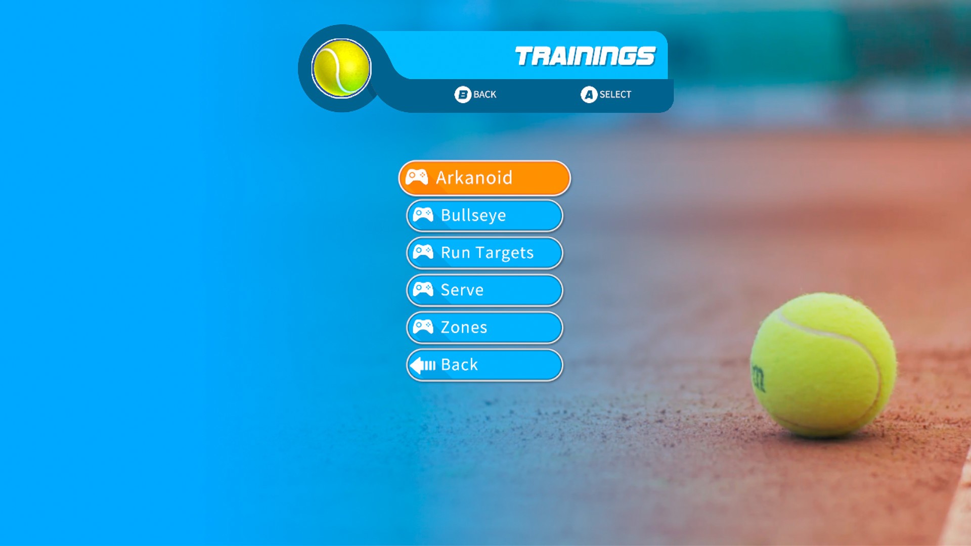 Portada de Super Tennis Blast